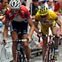 Frank Schleck pendant la quinzi�me �tape du Tour de France 2008